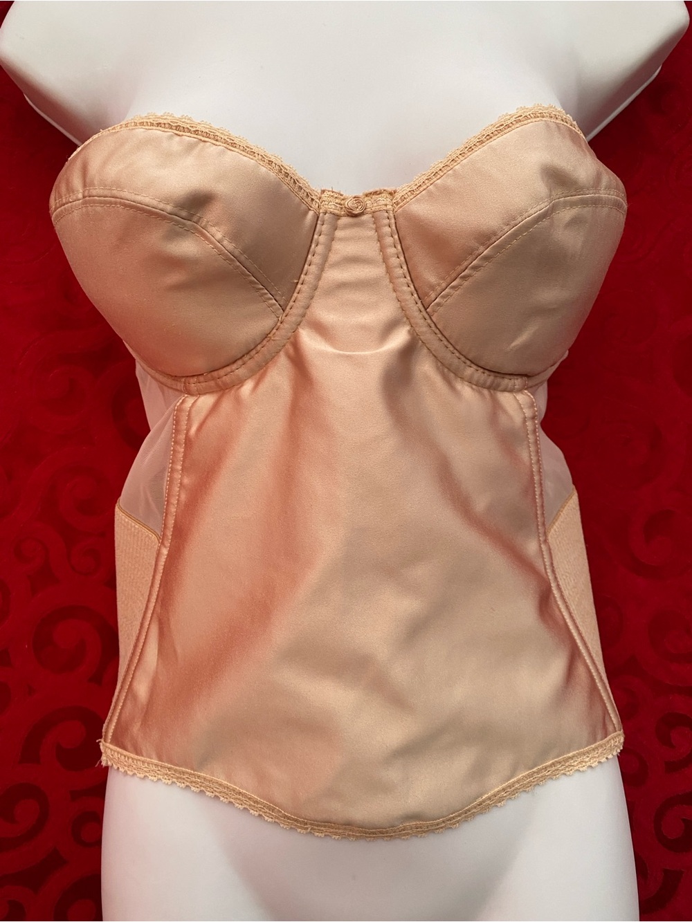Flattering Me 38C Backless Longline Strapless Bustier Bra Merry Modes 728 Bridal